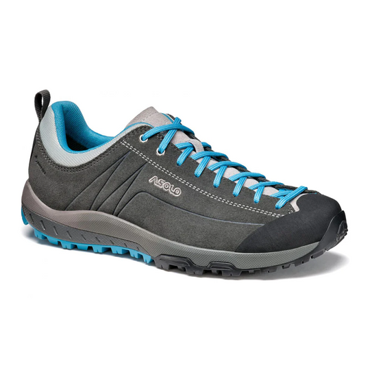 Asolo Space Gv ML Graphite/Cyan Blue Approach Shoe