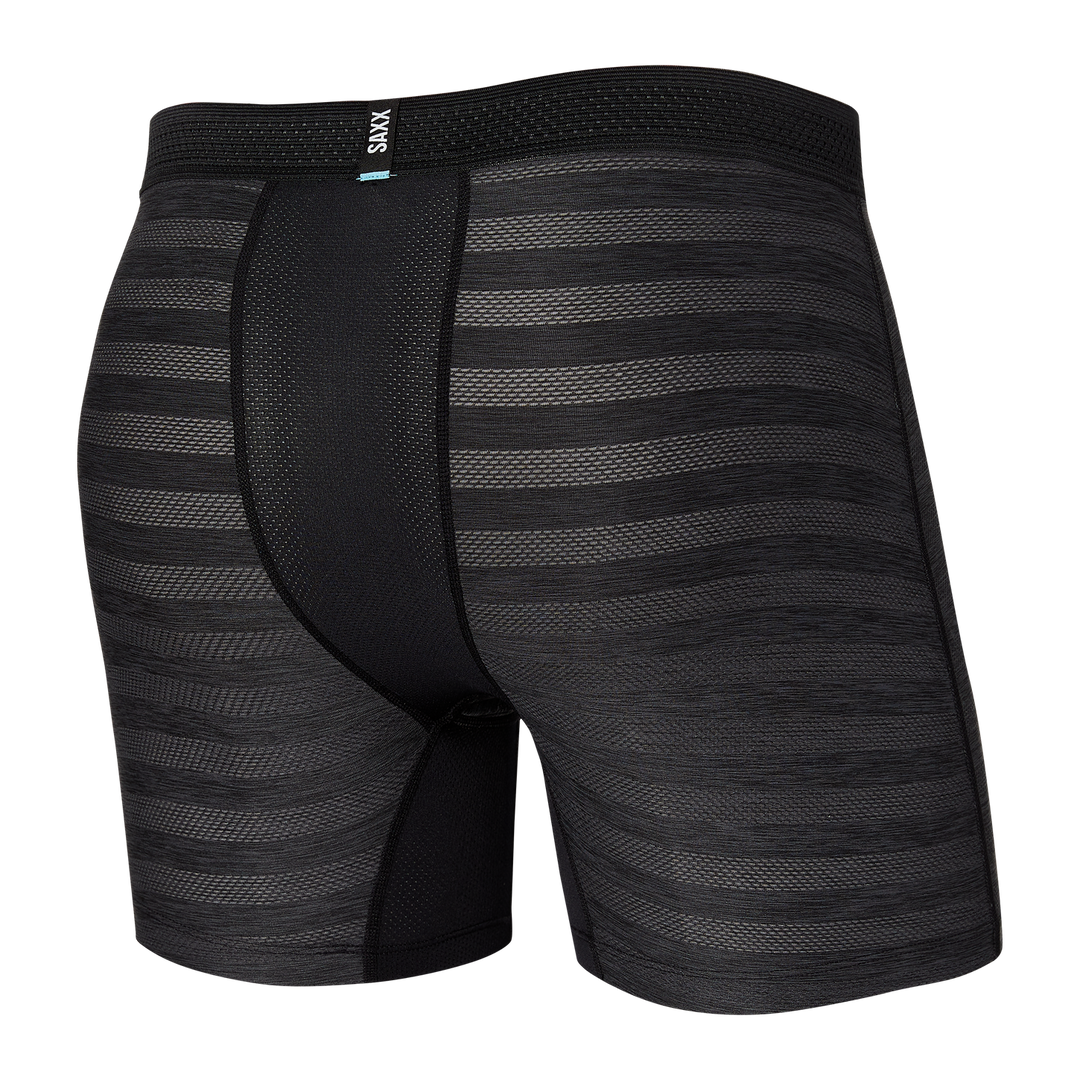 Saxx Hot Shot Boxer Brief Fly Black Heather