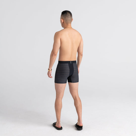 Saxx Hot Shot Boxer Brief Fly Black Heather