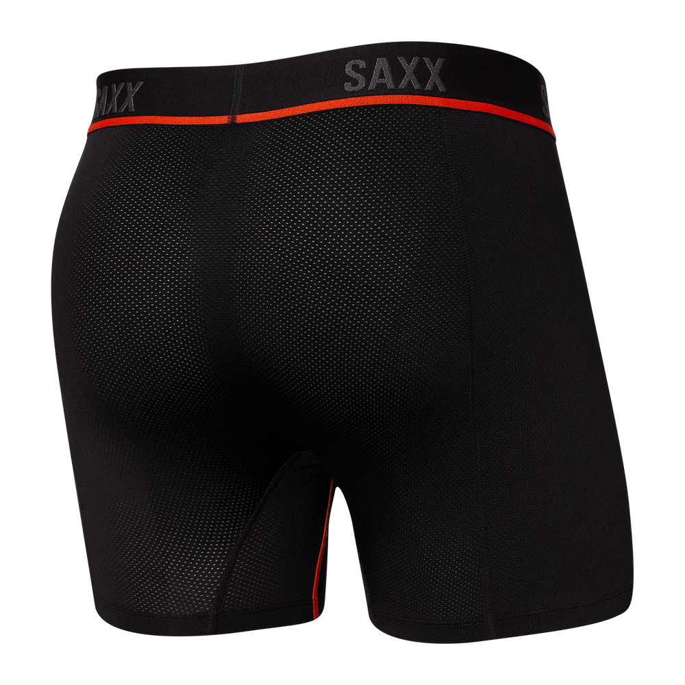 Saxx Kinetic Hd Boxer Brief Black/Vermillion