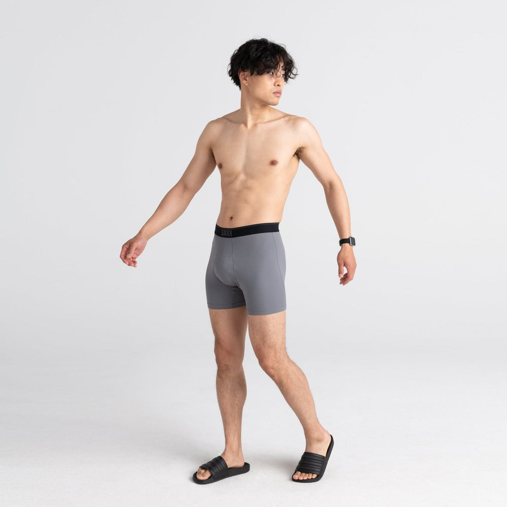 Saxx Quest Boxer Brief Fly II Dark Charcoal