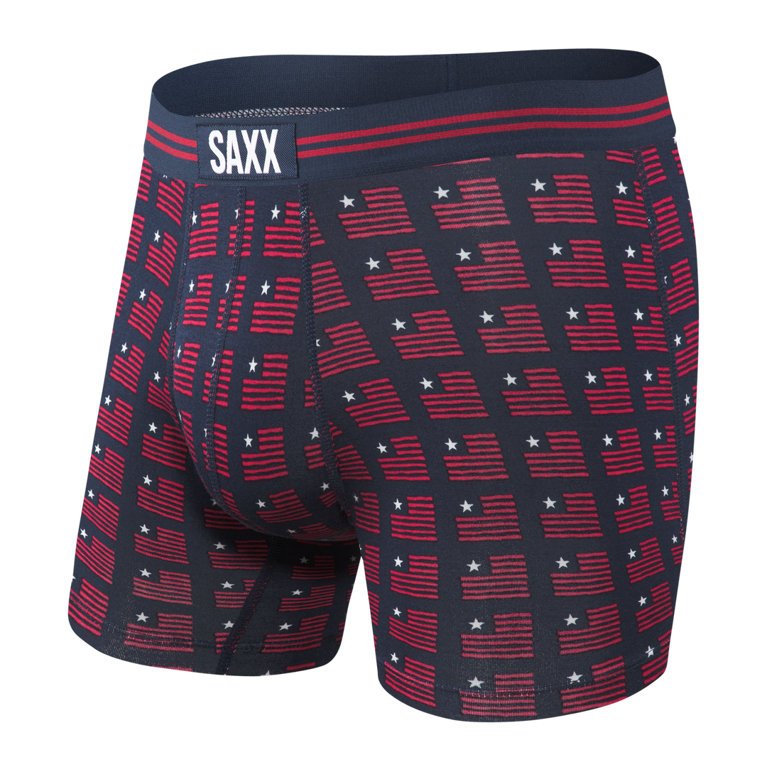 Saxx Vibe Boxer Brief Navy American Spirit