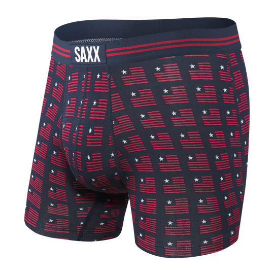 Saxx Vibe Boxer Brief Navy American Spirit