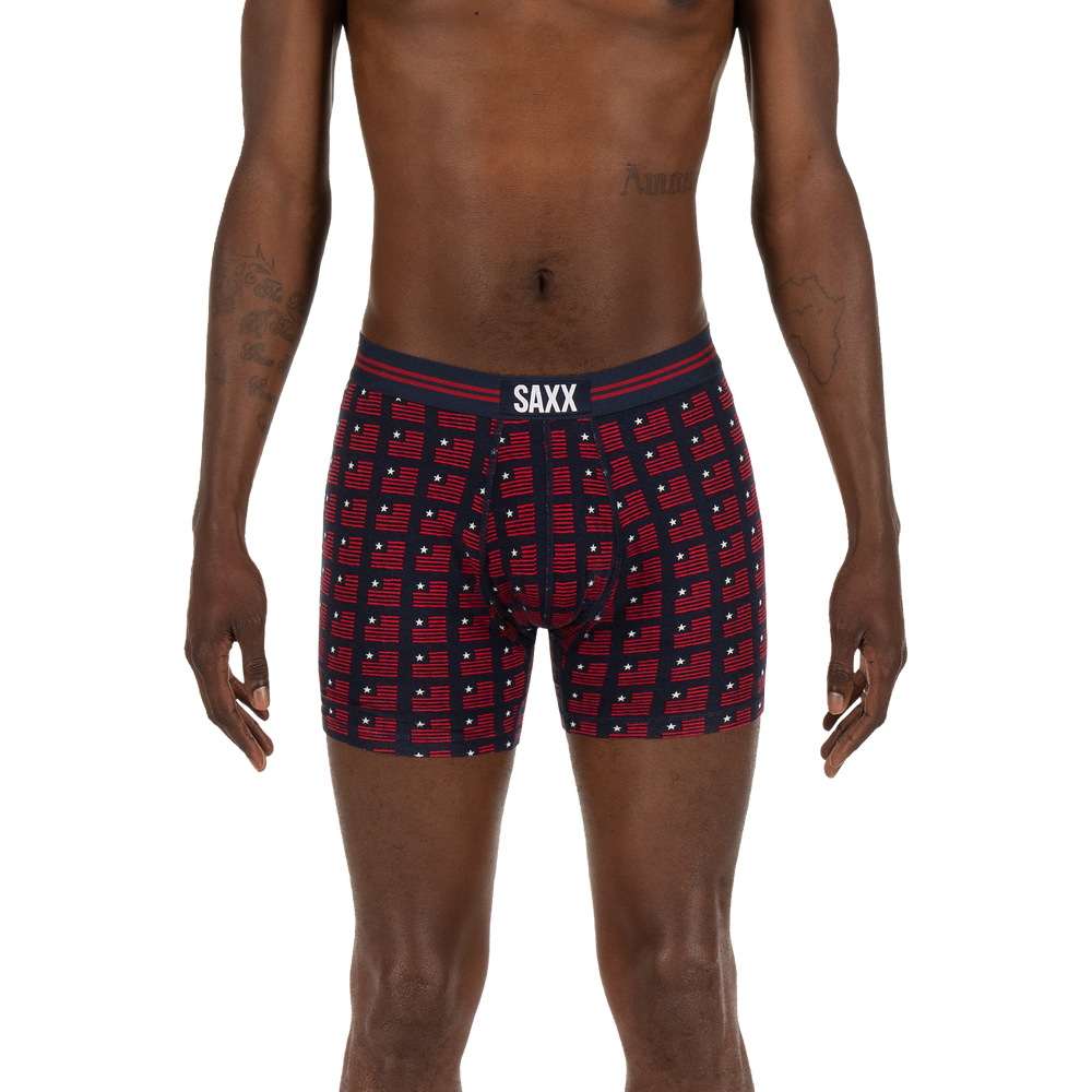 Saxx Vibe Boxer Brief Navy American Spirit