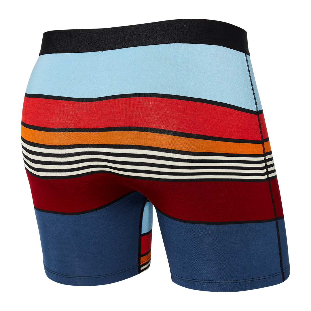 Saxx Vibe Boxer Brief Navy Super Stripe