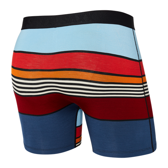 Saxx Vibe Boxer Brief Navy Super Stripe