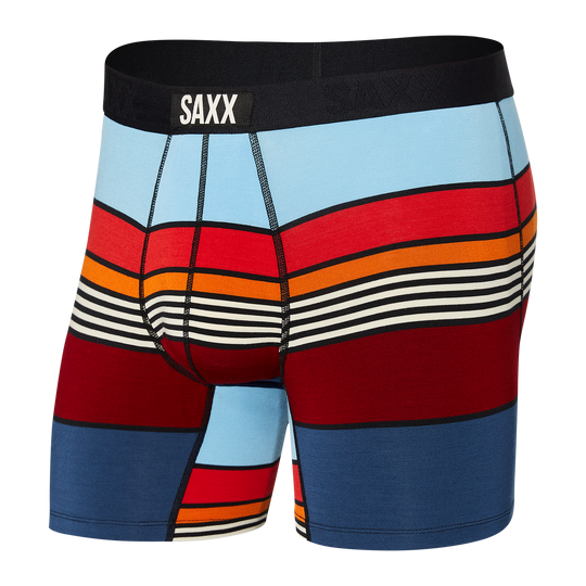 Saxx Vibe Boxer Brief Navy Super Stripe