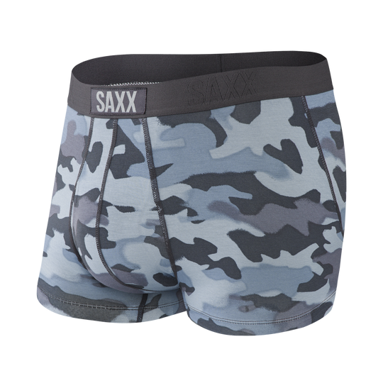 Saxx Ultra Trunk Fly Graphite Stencil Camo