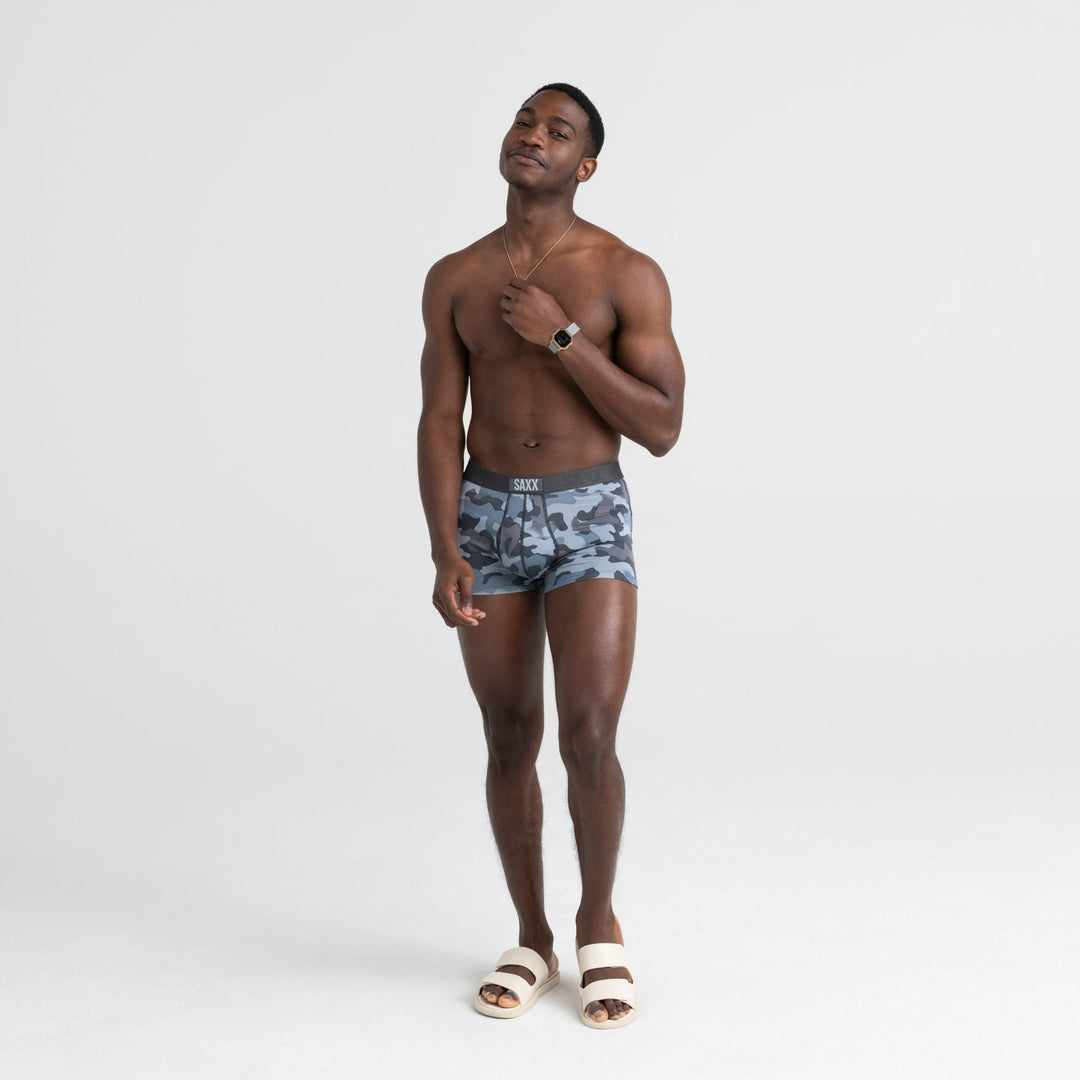 Saxx Ultra Trunk Fly Graphite Stencil Camo