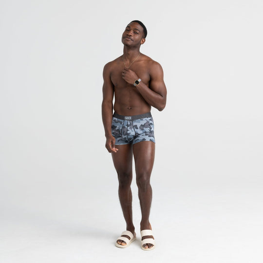 Saxx Ultra Trunk Fly Graphite Stencil Camo