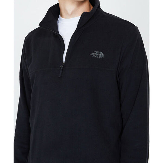 The North Face Mens Glacier Fleece QZ TNF Black Additional Image-2